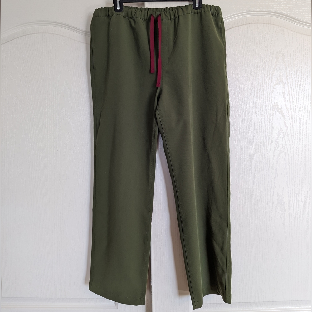 NWOT FIGS Dark Olive Pisco Basic Scrub Pants (**SHORT length**)